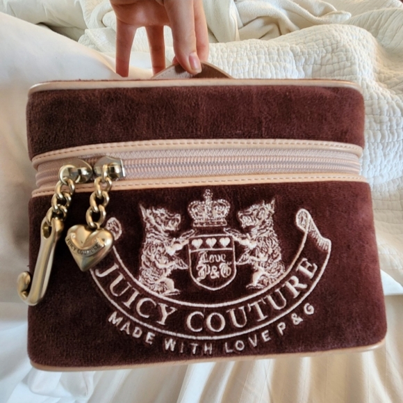 Juicy Couture Handbags - SOLD Juicy Couture Train Case Make-Up Bag